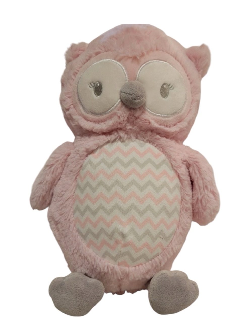 LITTLE JOURNEY 10” Musical Plush Owl Stuffed Animal — Plays “Go to Sleep”